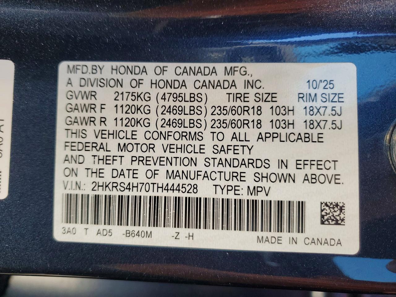 2026 Honda Cr-V Exl - zdjęcie 14