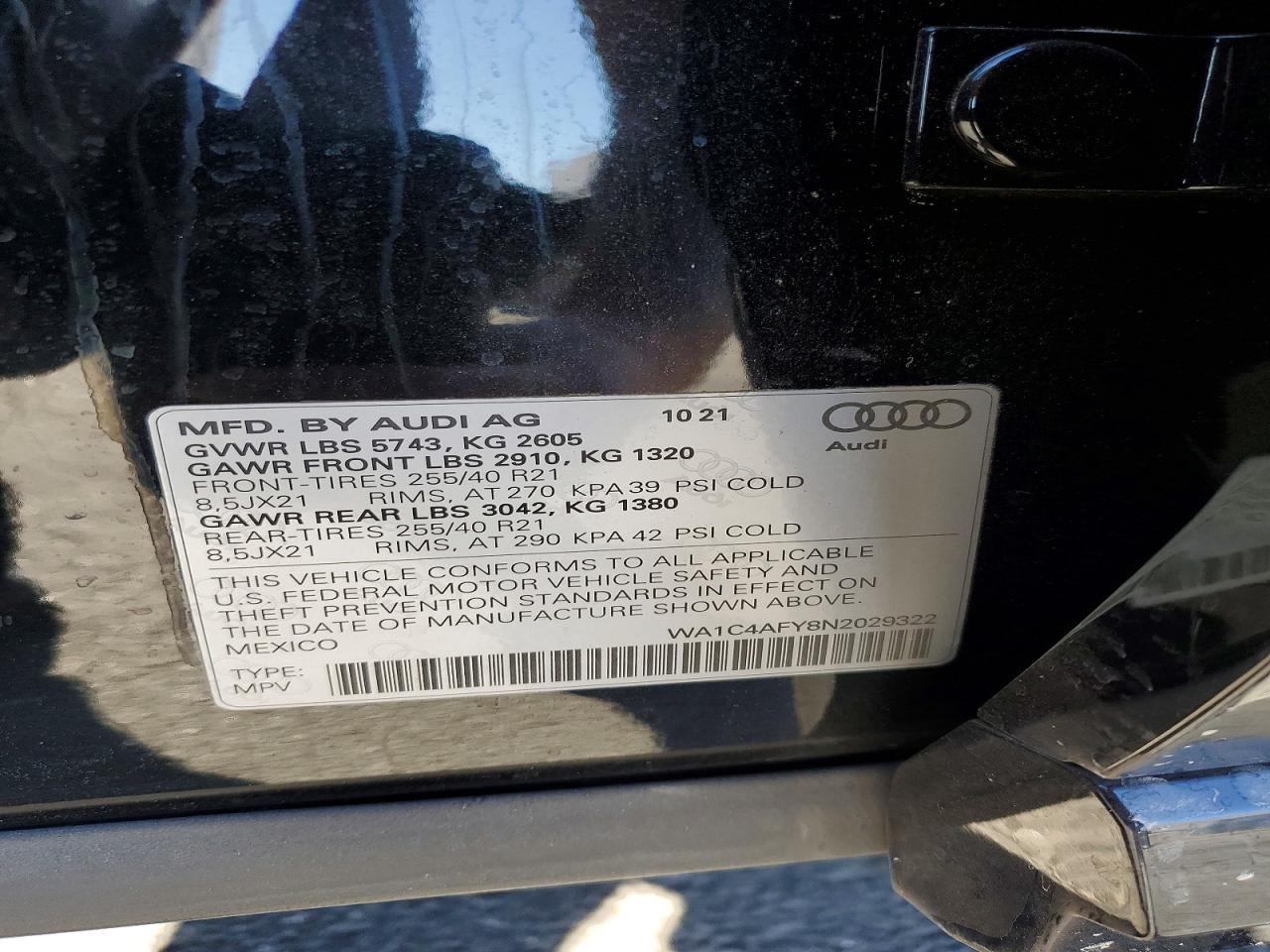 2022 Audi Sq5 Prestige - zdjęcie 12