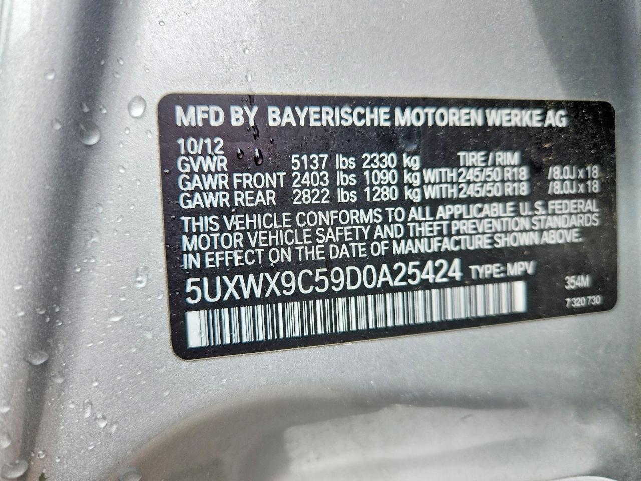 2013 BMW X3 xDrive28I - zdjęcie 13