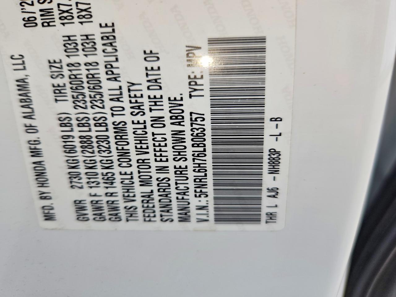 2020 Honda Odyssey Exl - zdjęcie 14