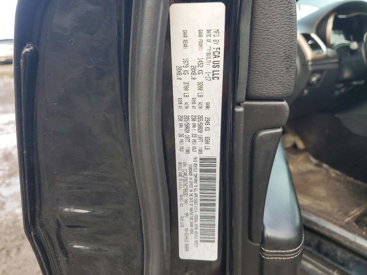 2017 Jeep Grand Cherokee Limited - zdjęcie 13