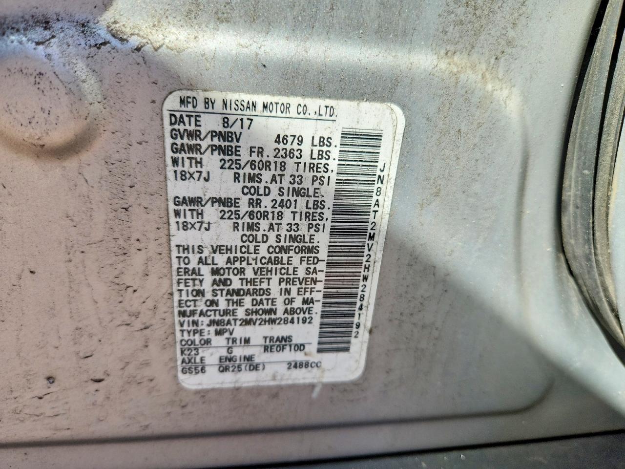 2017 Nissan Rogue Sl - zdjęcie 12