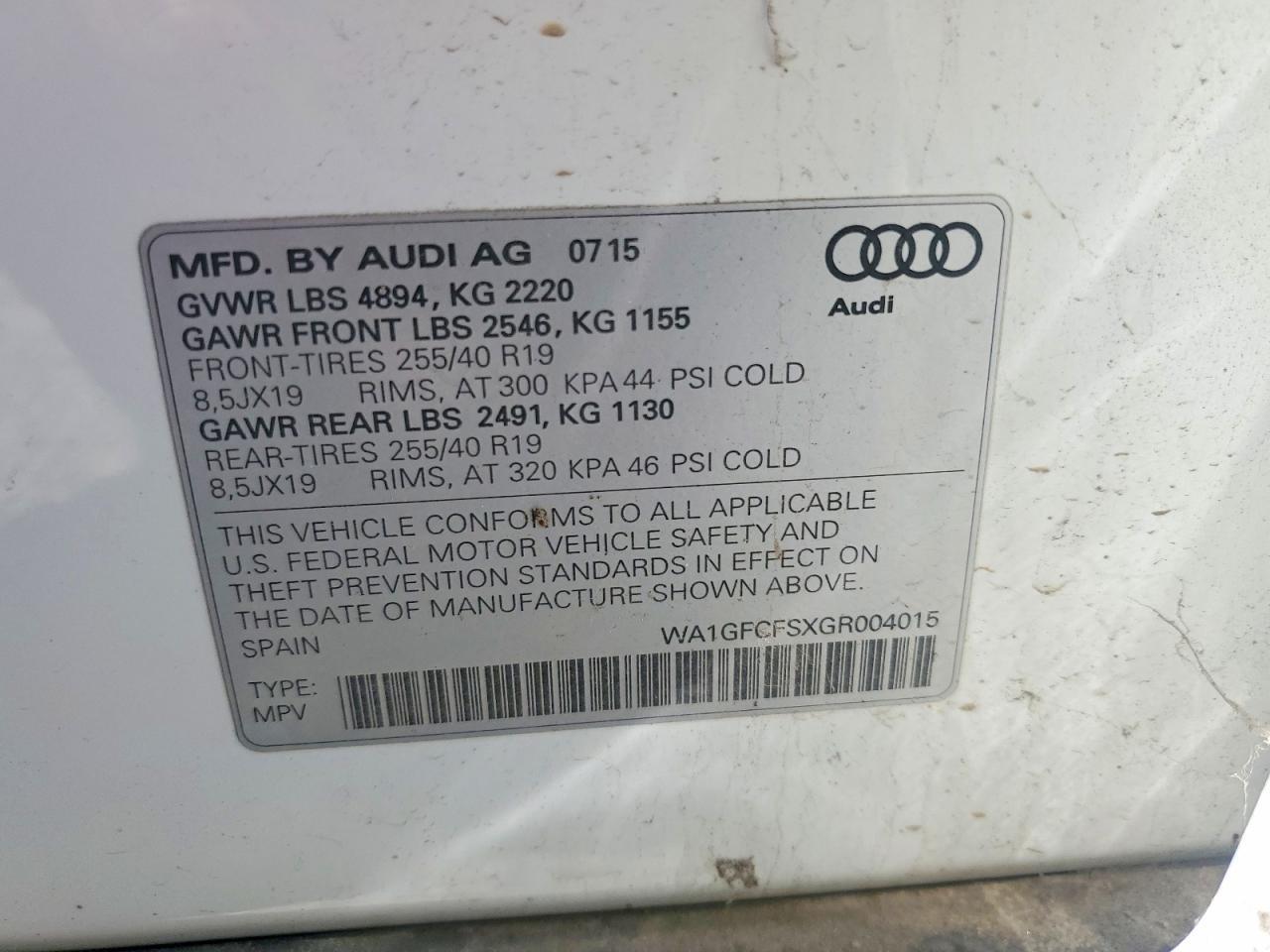 2016 Audi Q3 Prestige - zdjęcie 13