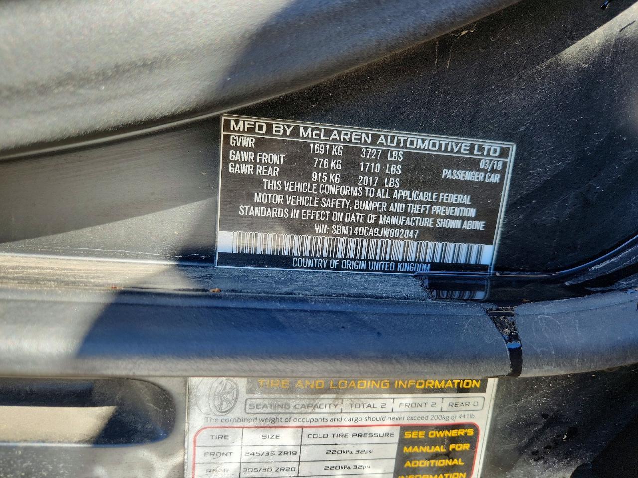 2018 Mclaren Automotive 720S - zdjęcie 12