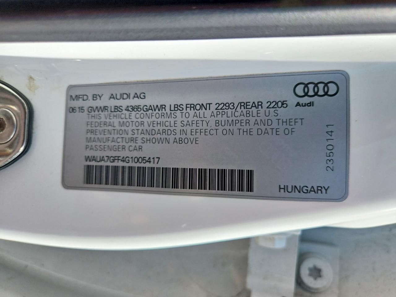 2016 Audi A3 Premium - zdjęcie 13