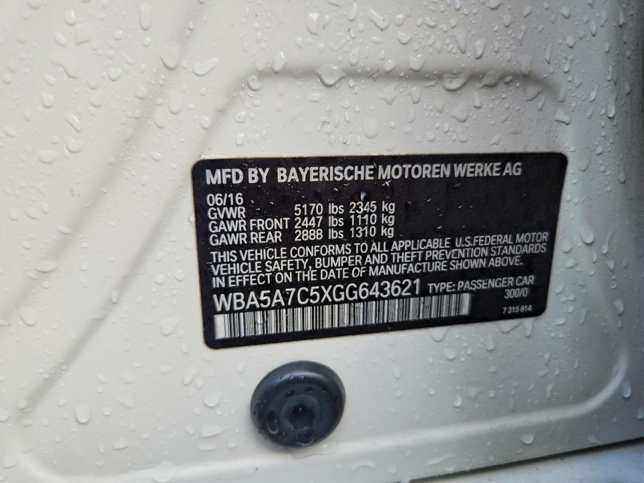 2016 BMW 528 Xi - zdjęcie 12