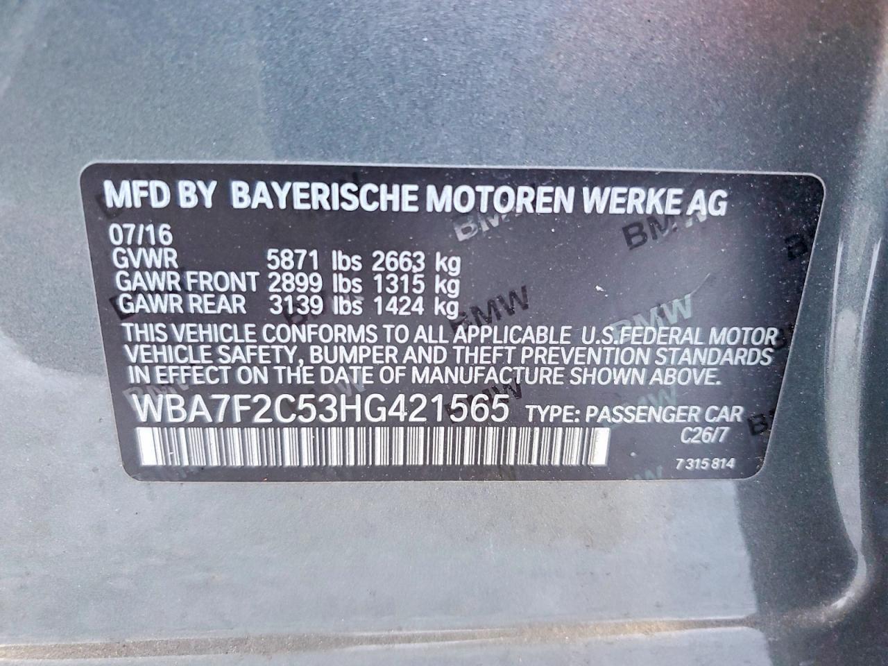 2017 BMW 750 Xi - zdjęcie 12