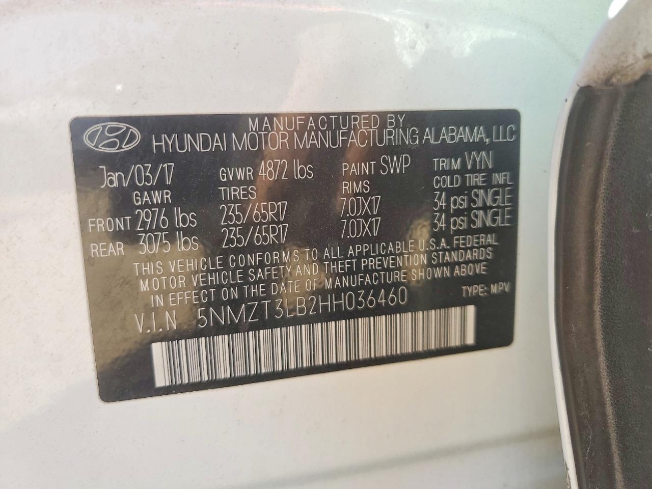 2017 Hyundai Santa Fe Sport 2.4L - zdjęcie 13