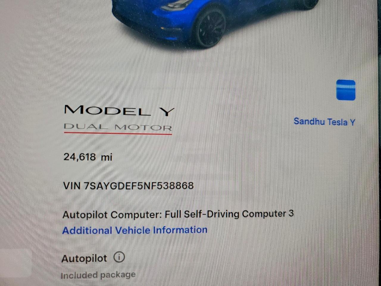 2022 Tesla Model Y - zdjęcie 9