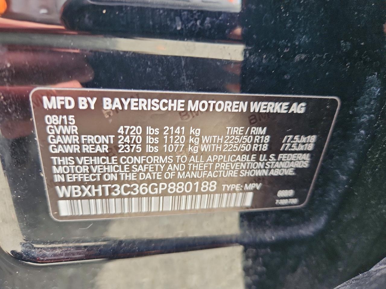 2016 BMW X1 xDrive28I - zdjęcie 12