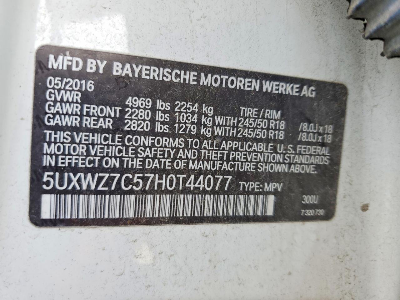 2017 BMW X3 Sdrive28I - zdjęcie 13