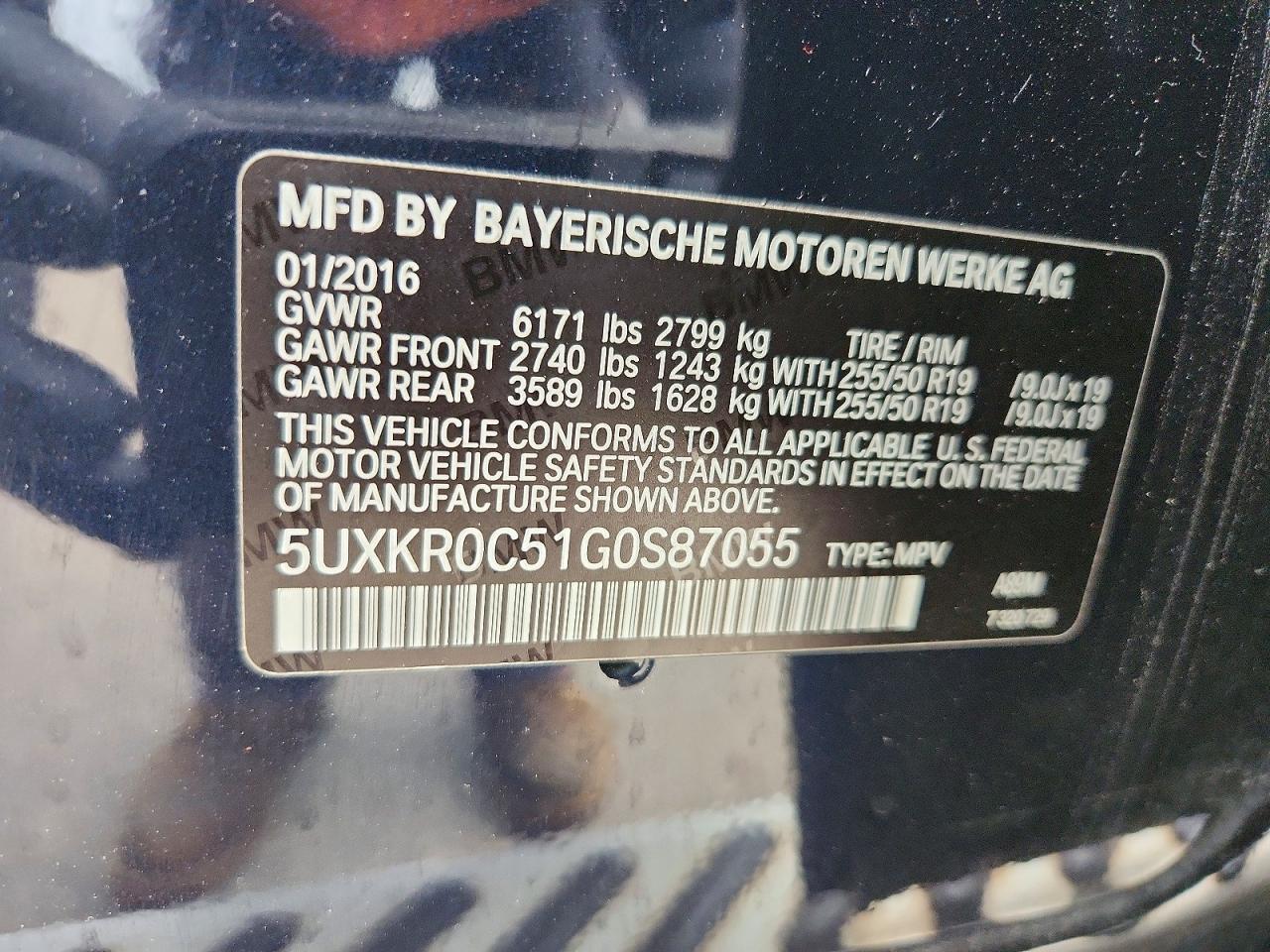 2016 BMW X5 xDrive35I - zdjęcie 13
