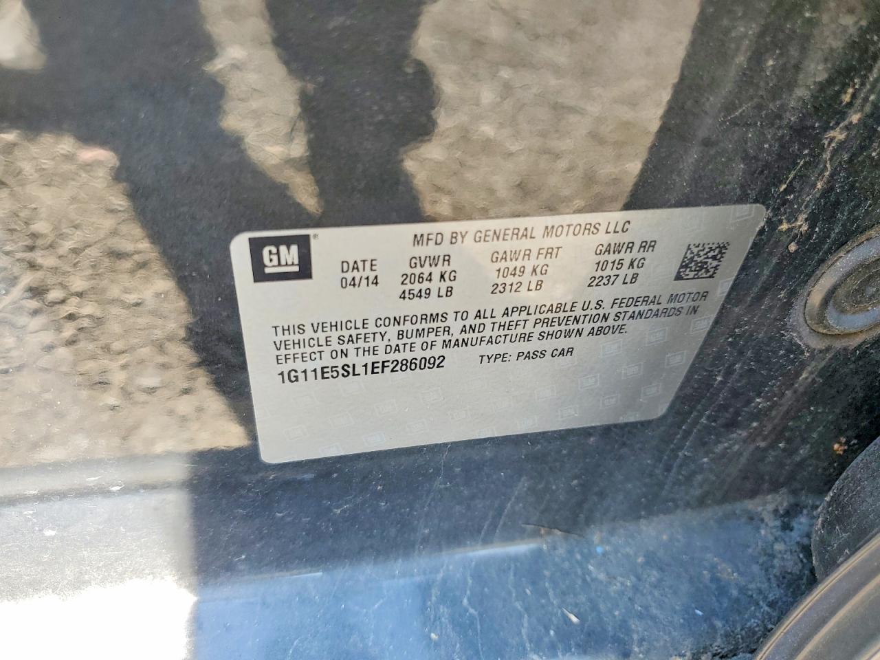 2014 Chev Malibu 2Lt - zdjęcie 12