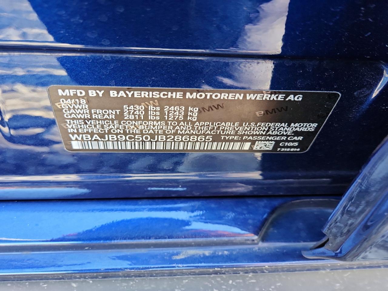 2018 BMW M550Xi - zdjęcie 12