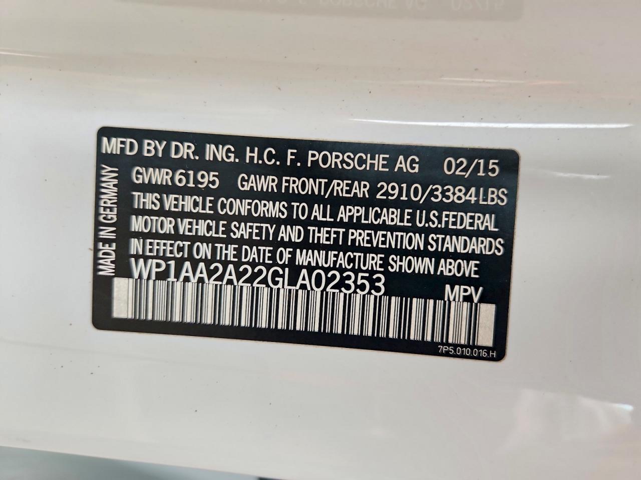 2016 Porsche Cayenne - zdjęcie 13