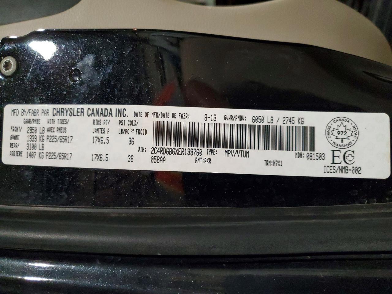2014 Dodge Grand Caravan Se - zdjęcie 13