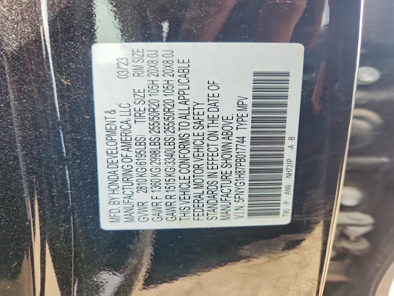 2023 Honda Pilot Elite - zdjęcie 12