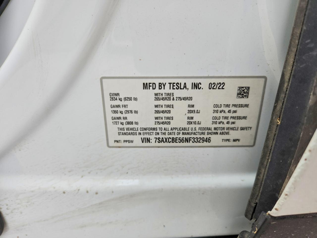 2022 Tesla Model X - zdjęcie 12