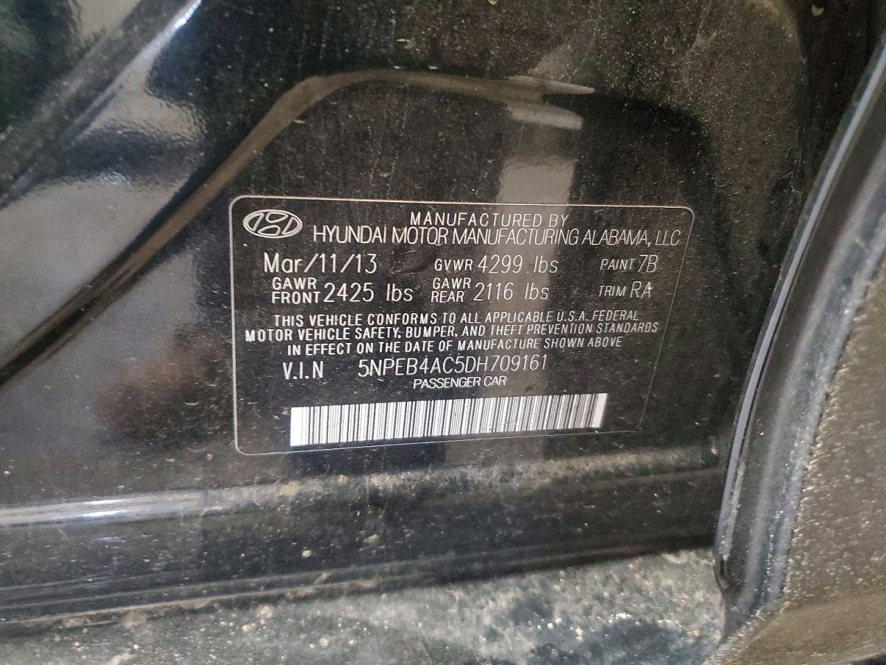 2013 Hyundai Sonata Gls - zdjęcie 12