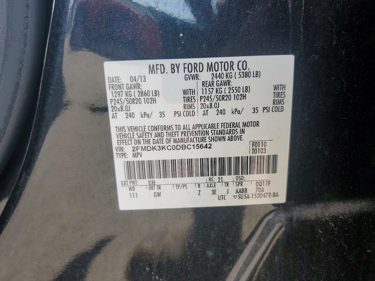 2013 Ford Edge Limited - zdjęcie 13