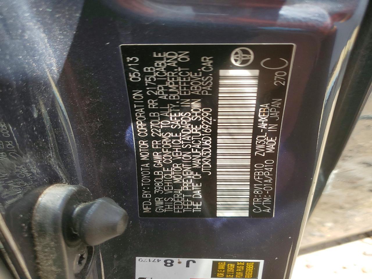 2013 Toyota Prius One - zdjęcie 13