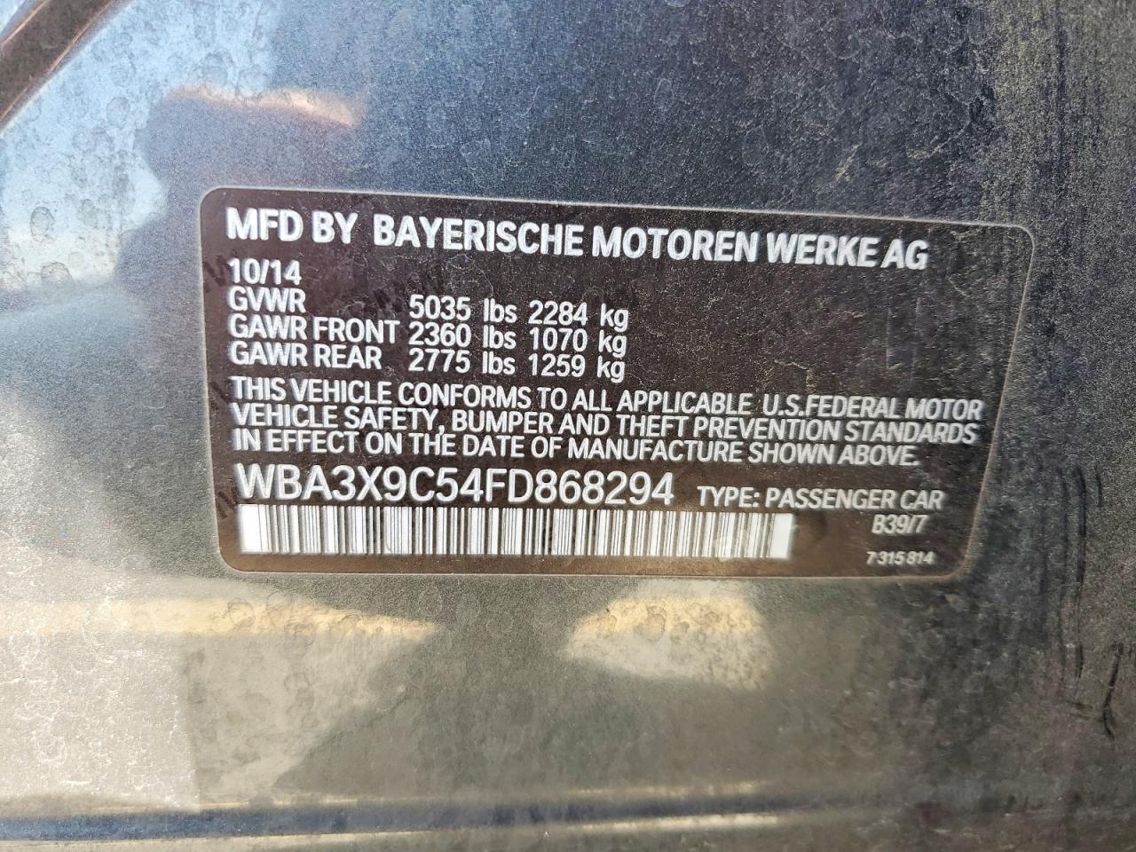 2015 BMW 335 Xigt - zdjęcie 12