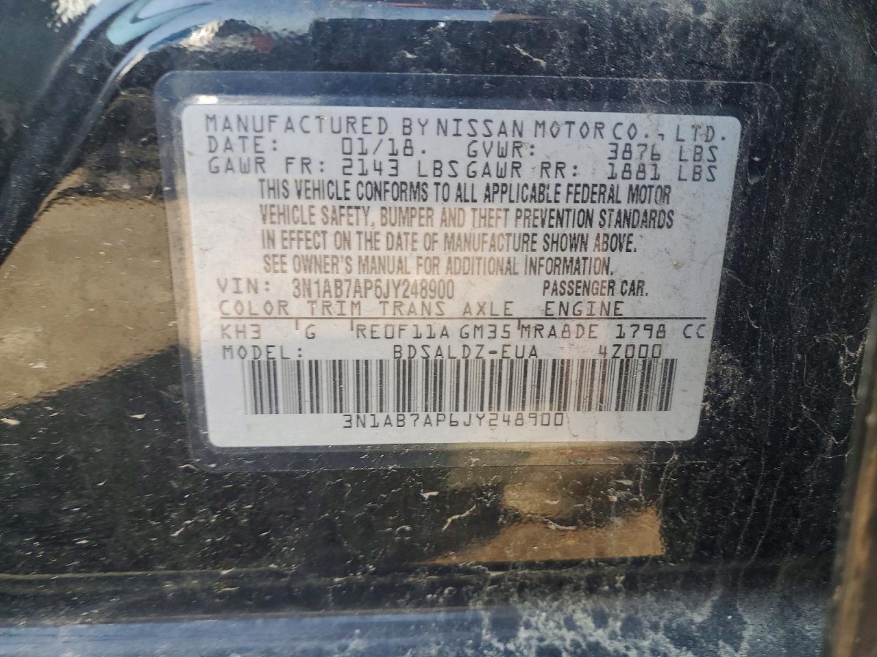 2018 Nissan Sentra Sv - zdjęcie 12