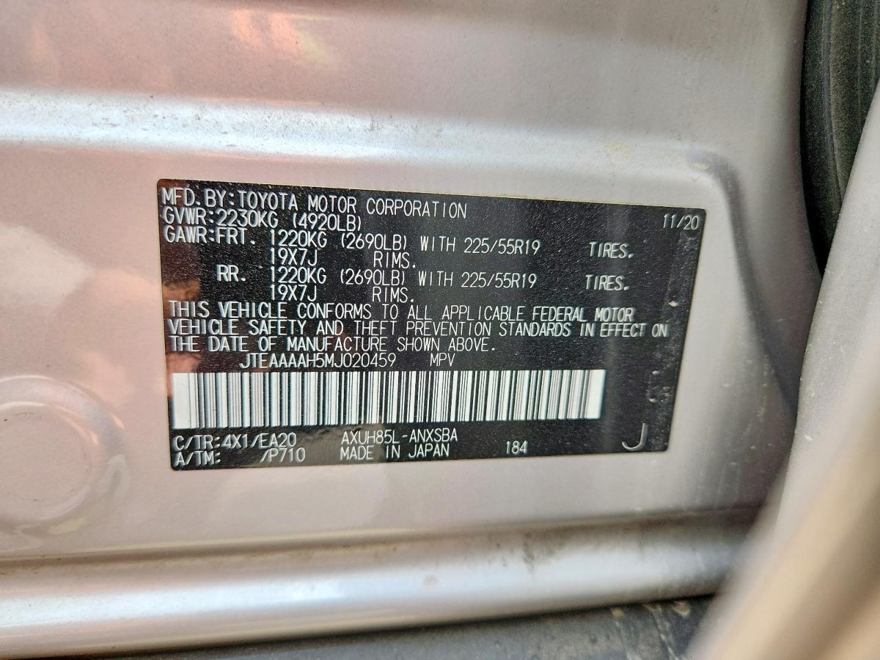 2021 Toyota Venza - zdjęcie 13