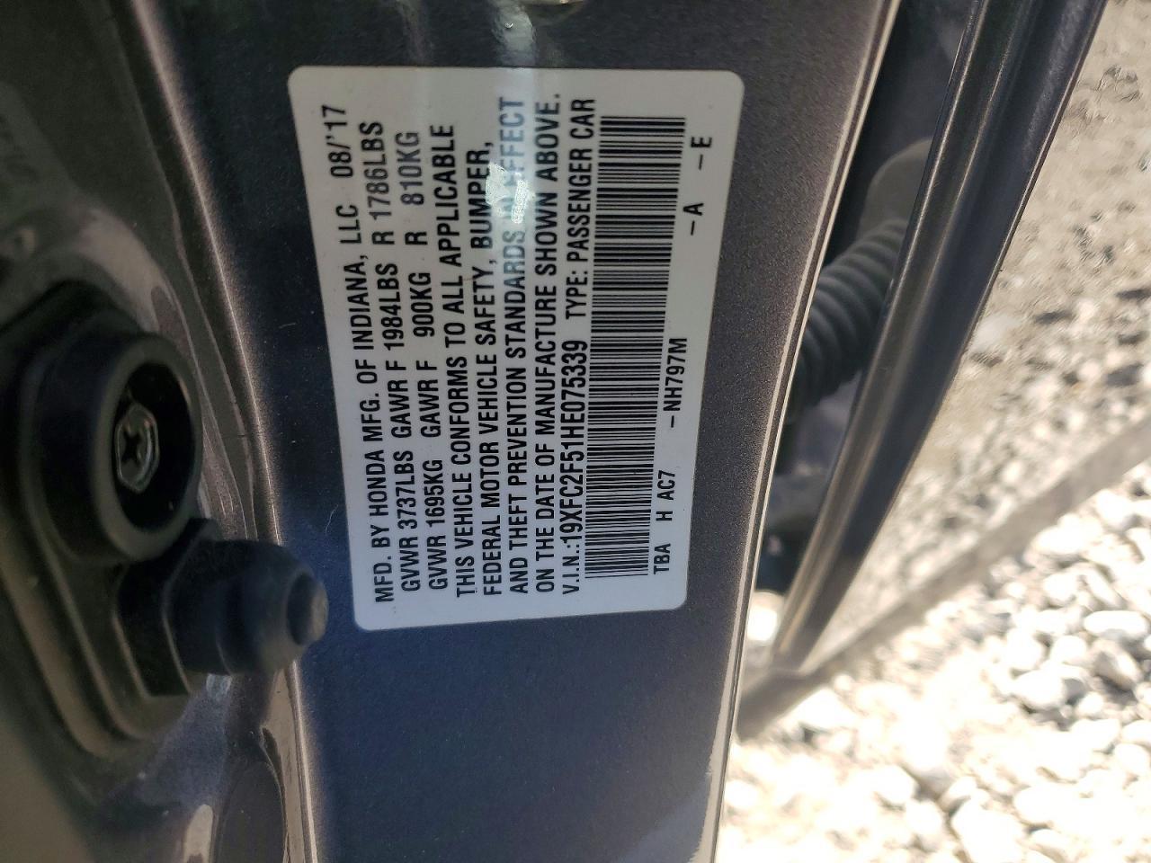 2017 Honda Civic Lx - zdjęcie 12