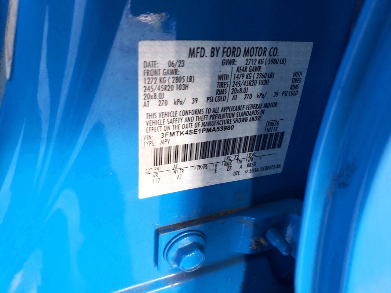 2023 Ford Mustang Mach-E Gt - zdjęcie 12