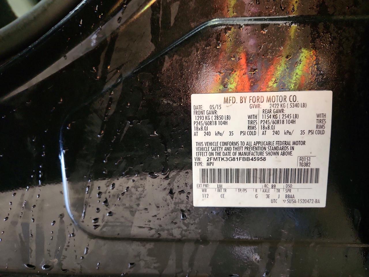 2015 Ford Edge Se - zdjęcie 13