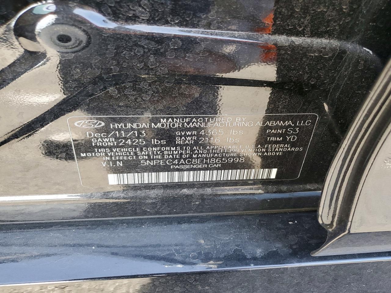 2014 Hyundai Sonata Limited - zdjęcie 12