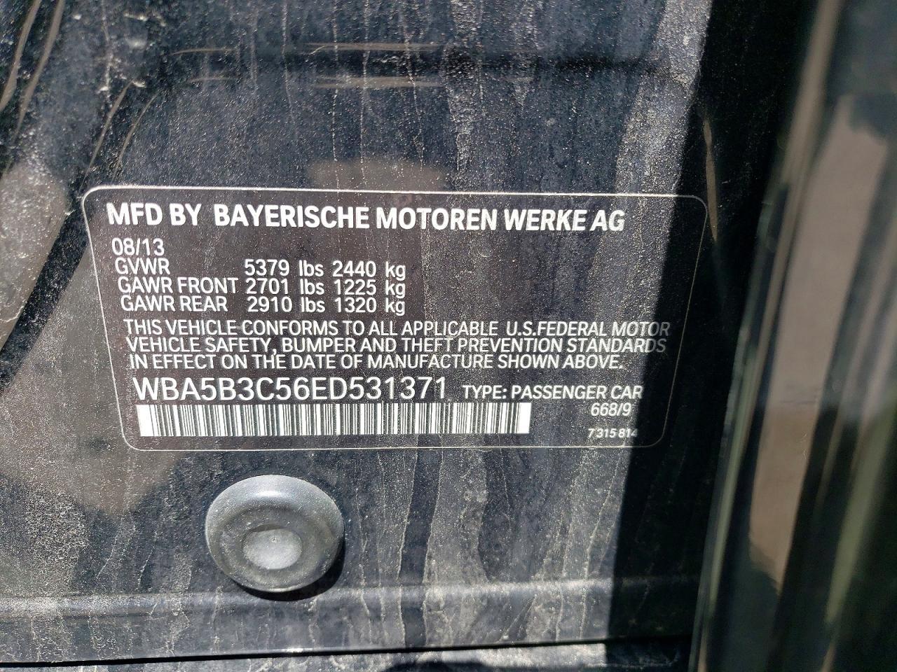 2014 BMW 535 Xi - zdjęcie 12