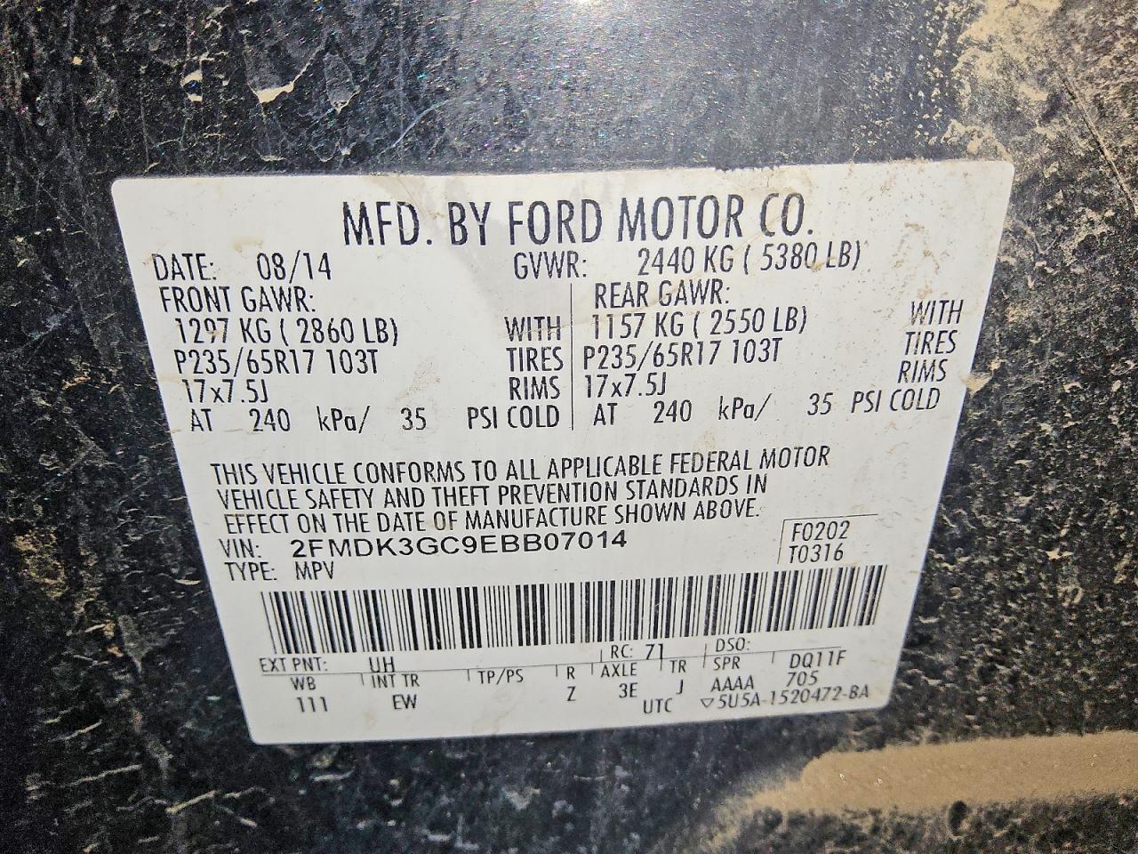 2014 Ford Edge Se - zdjęcie 13