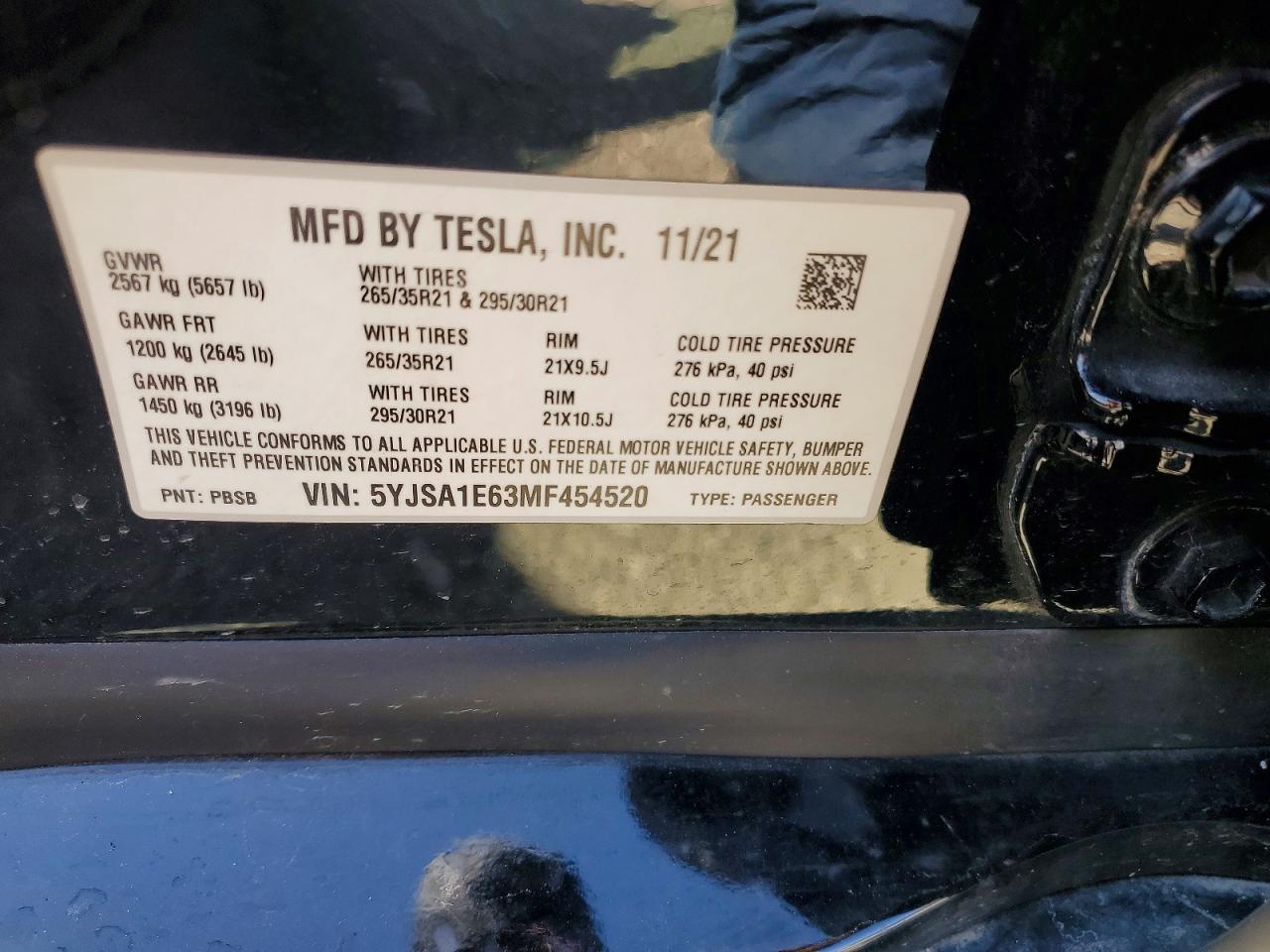 2021 Tesla Model S - zdjęcie 12