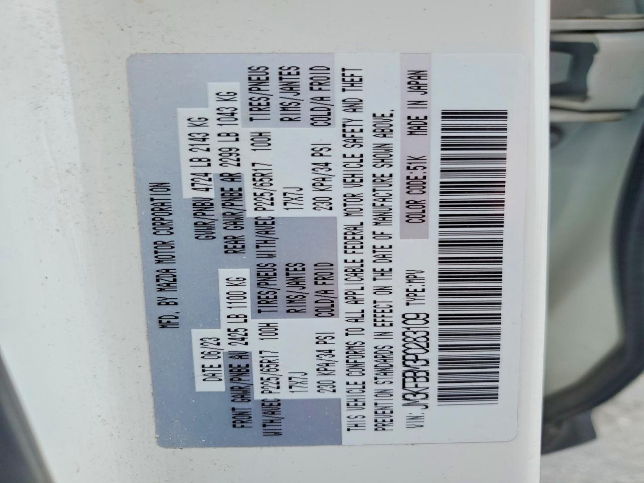 2023 Mazda Cx-5 Select - zdjęcie 13