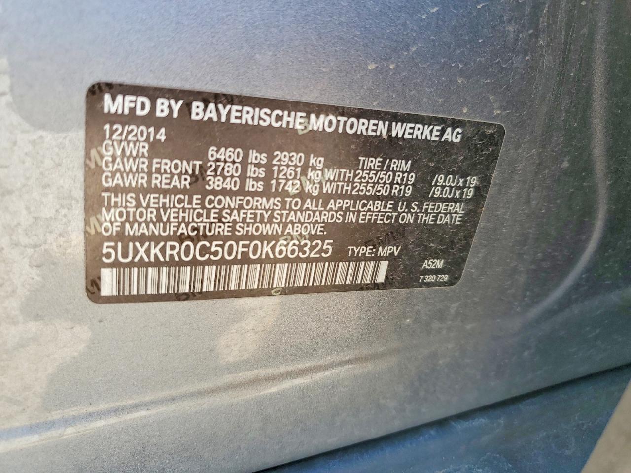 2015 BMW X5 xDrive35I - zdjęcie 12