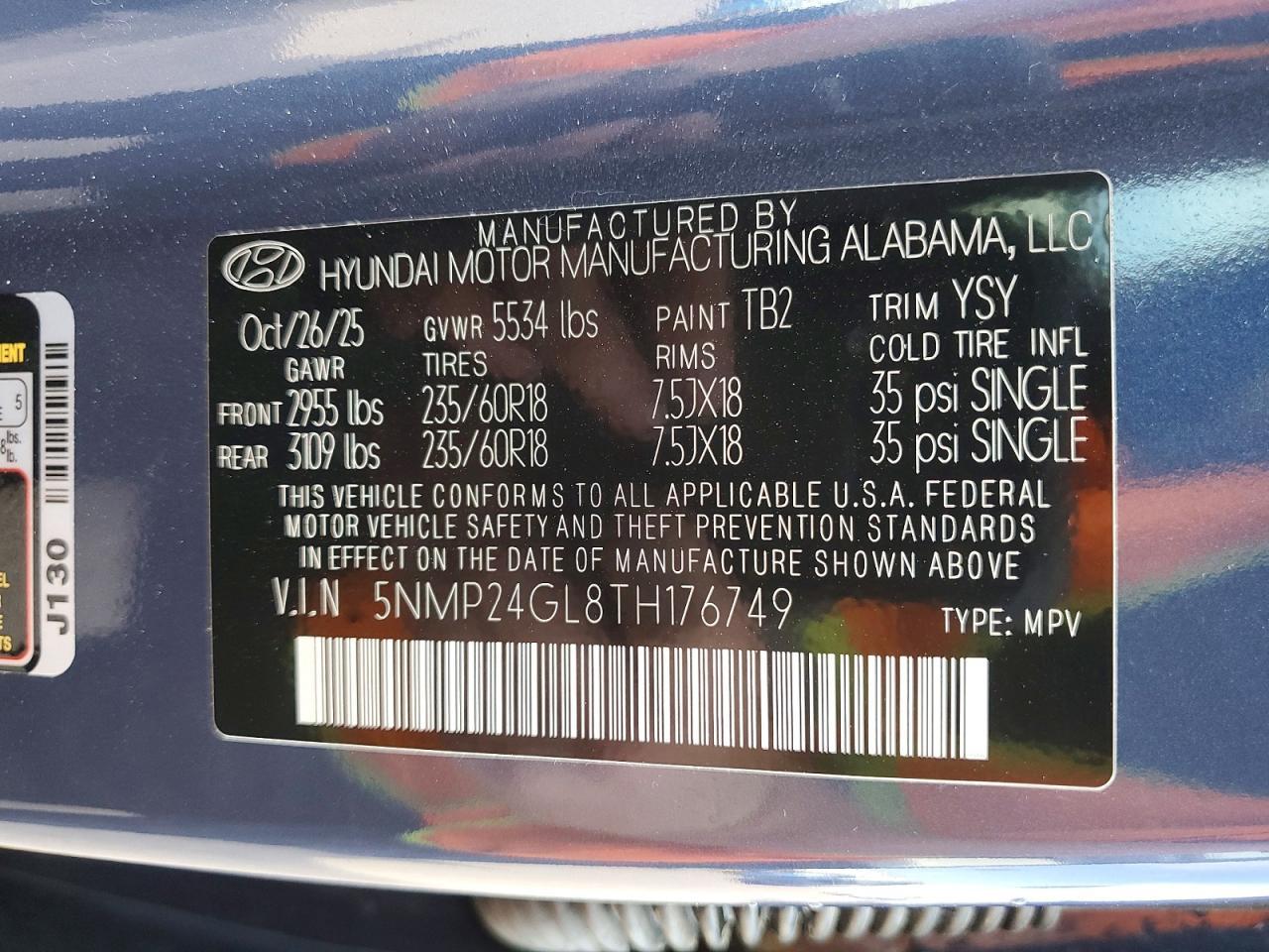 2026 Hyundai Santa Fe Sel - zdjęcie 13