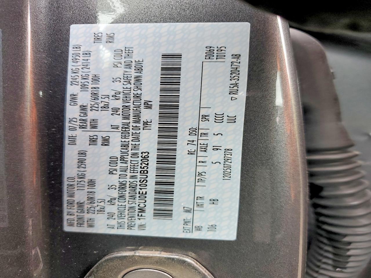 2025 Ford Escape - zdjęcie 13