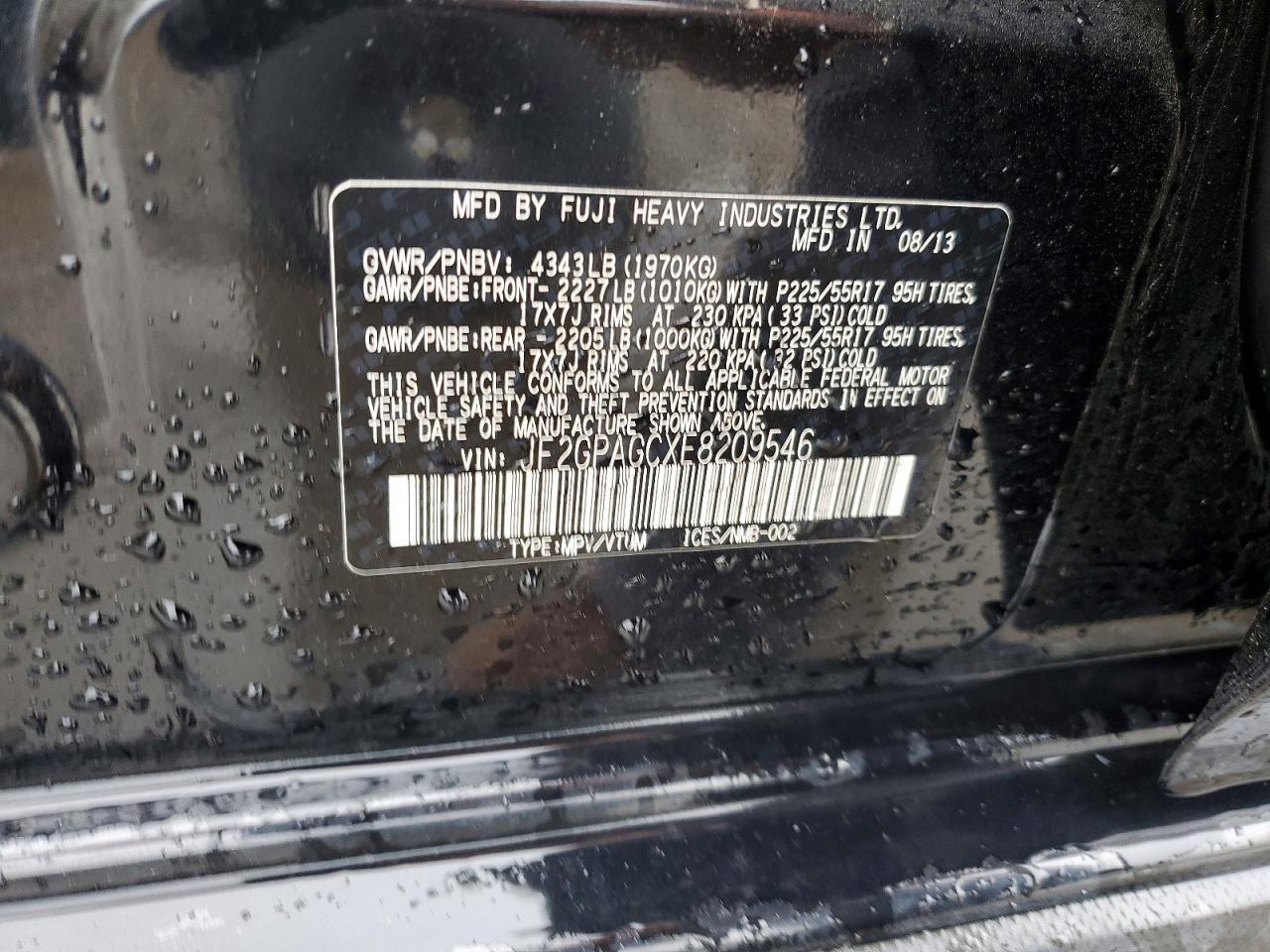 2014 Subaru Xv Crosstrek 2.0 Limited - zdjęcie 12