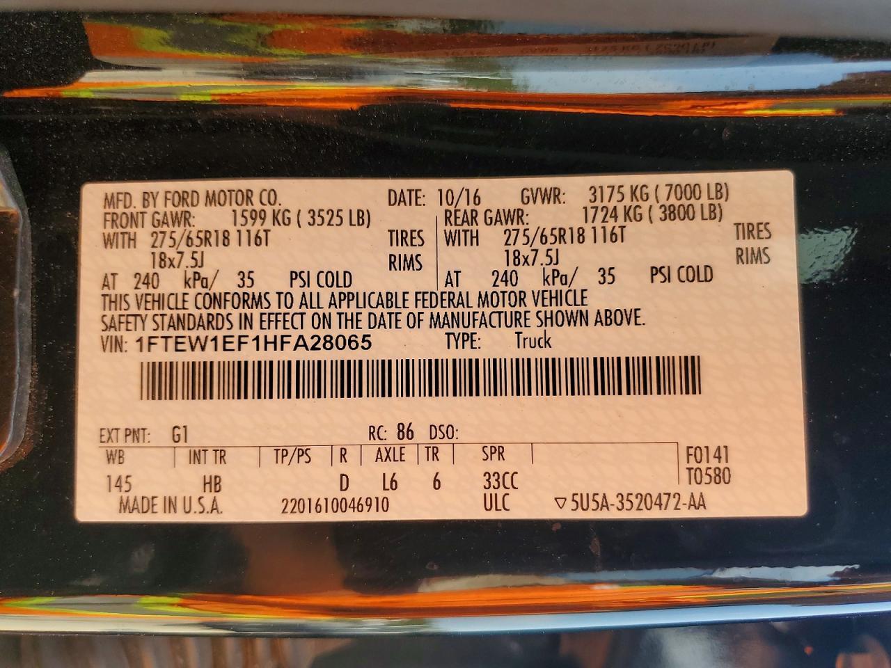 2017 Ford F150 Supercrew - zdjęcie 12