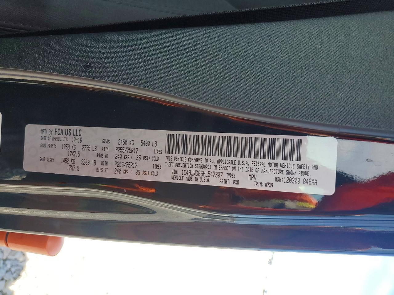 2017 Jeep Wrangler Unlimited Sport - zdjęcie 12