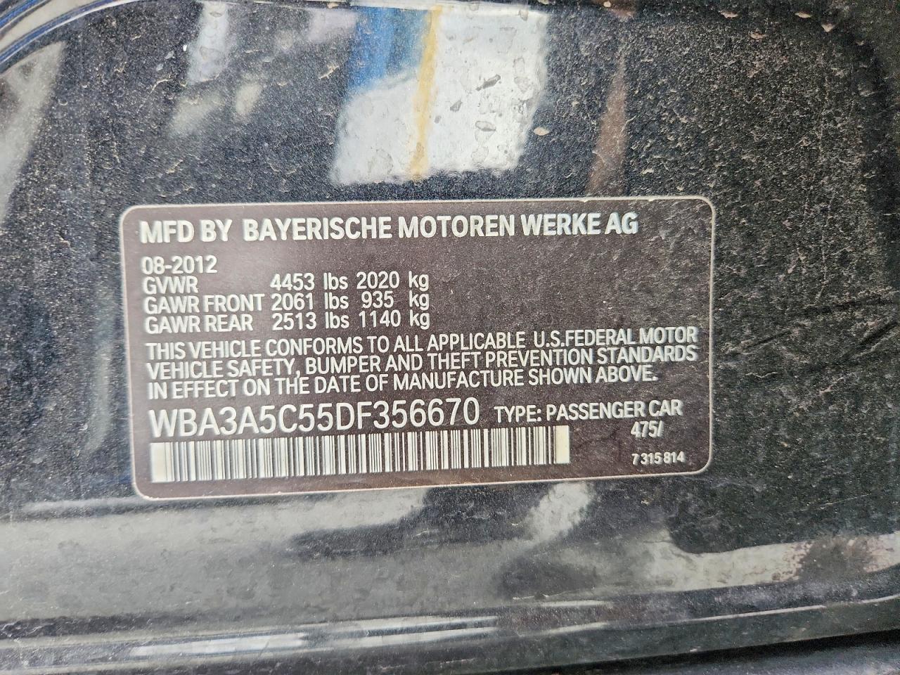 2013 BMW 328 I - zdjęcie 13
