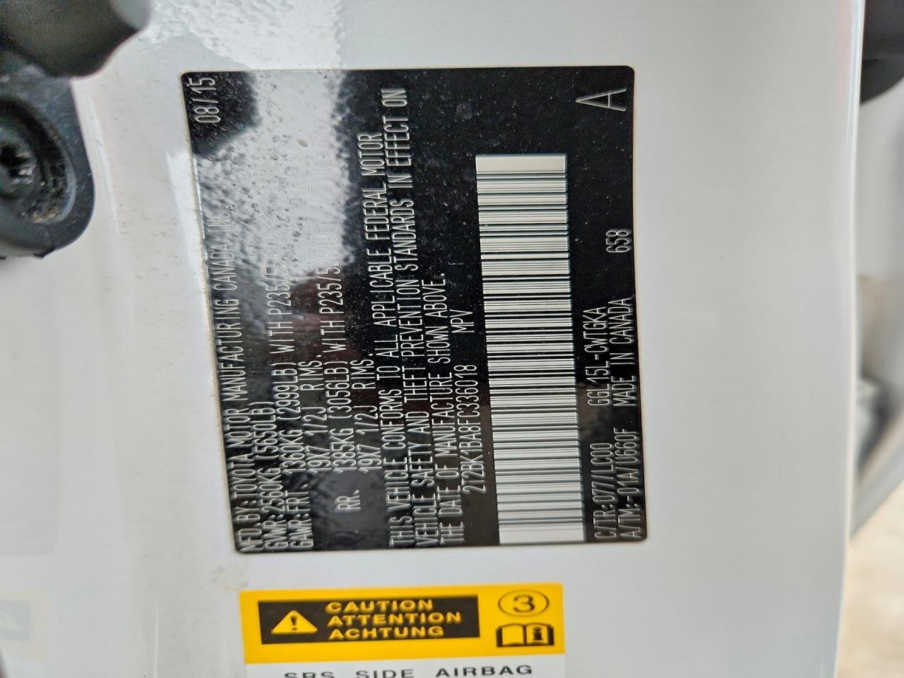 2015 Lexus Rx 350 Base - zdjęcie 13