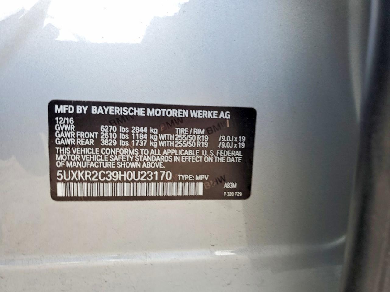 2017 BMW X5 Sdrive35I - zdjęcie 13