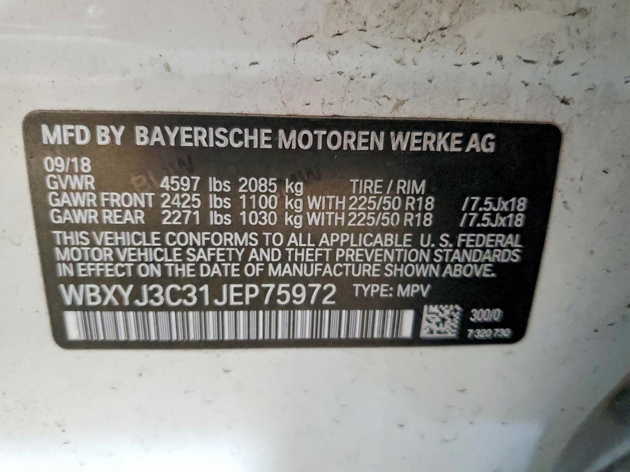 2018 BMW X2 Sdrive28I - zdjęcie 12