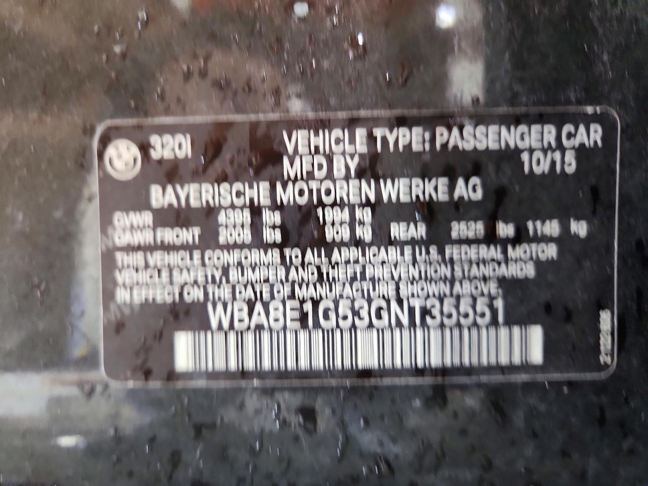2016 BMW 320 I - zdjęcie 12