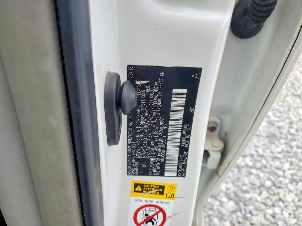 2013 Toyota Highlander Base - zdjęcie 13