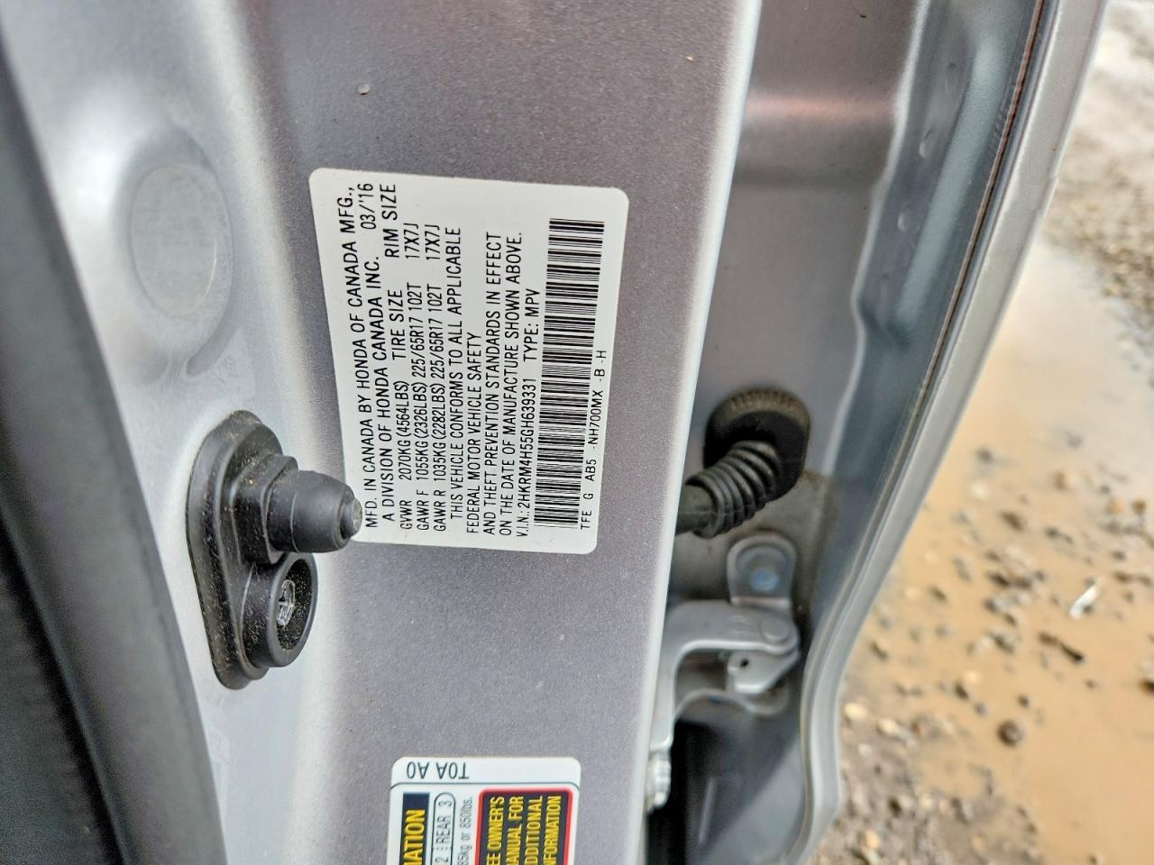2016 Honda Cr-V Ex - zdjęcie 13