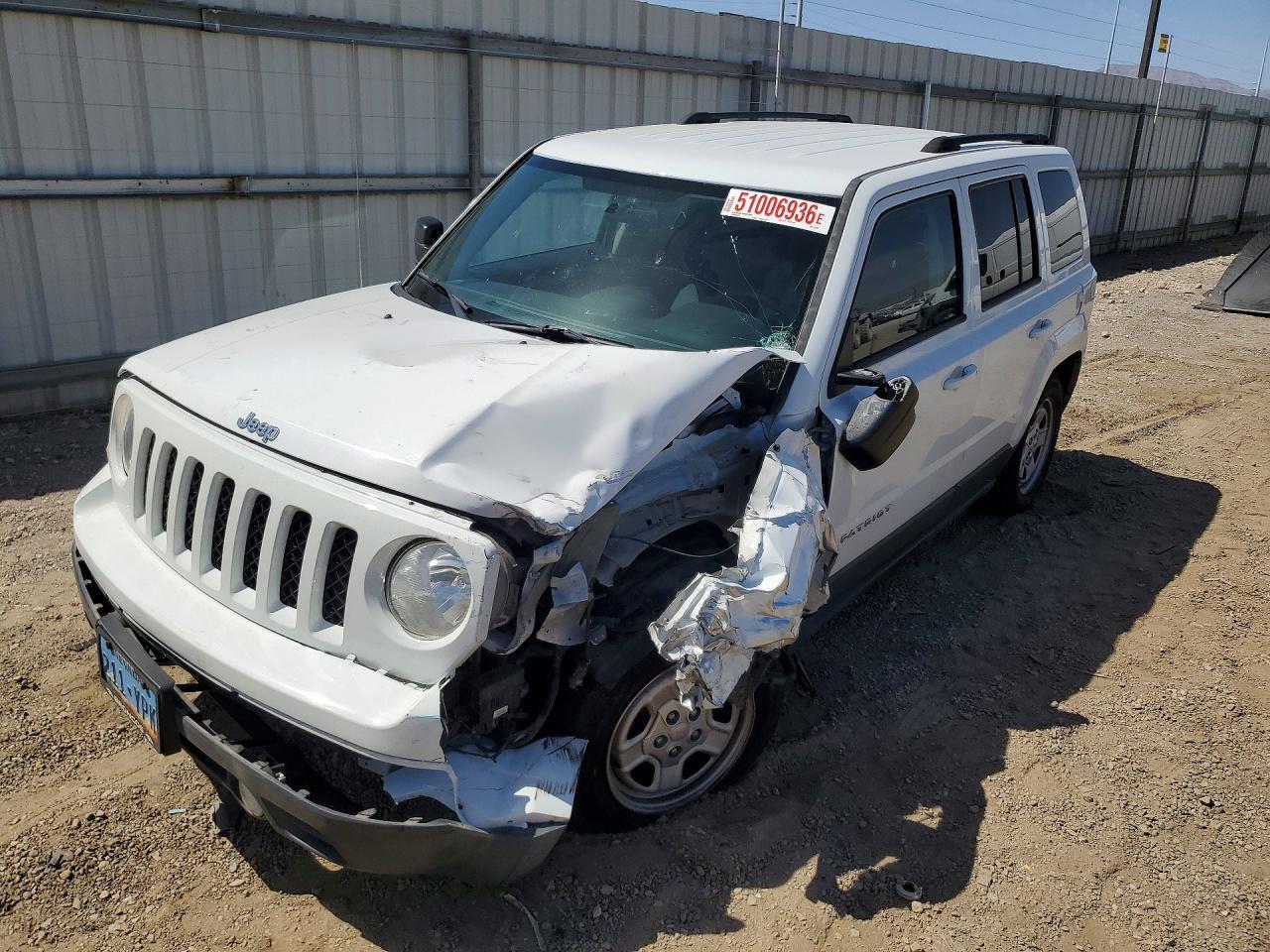 2015 Jeep Patriot Sport - zdjęcie główne